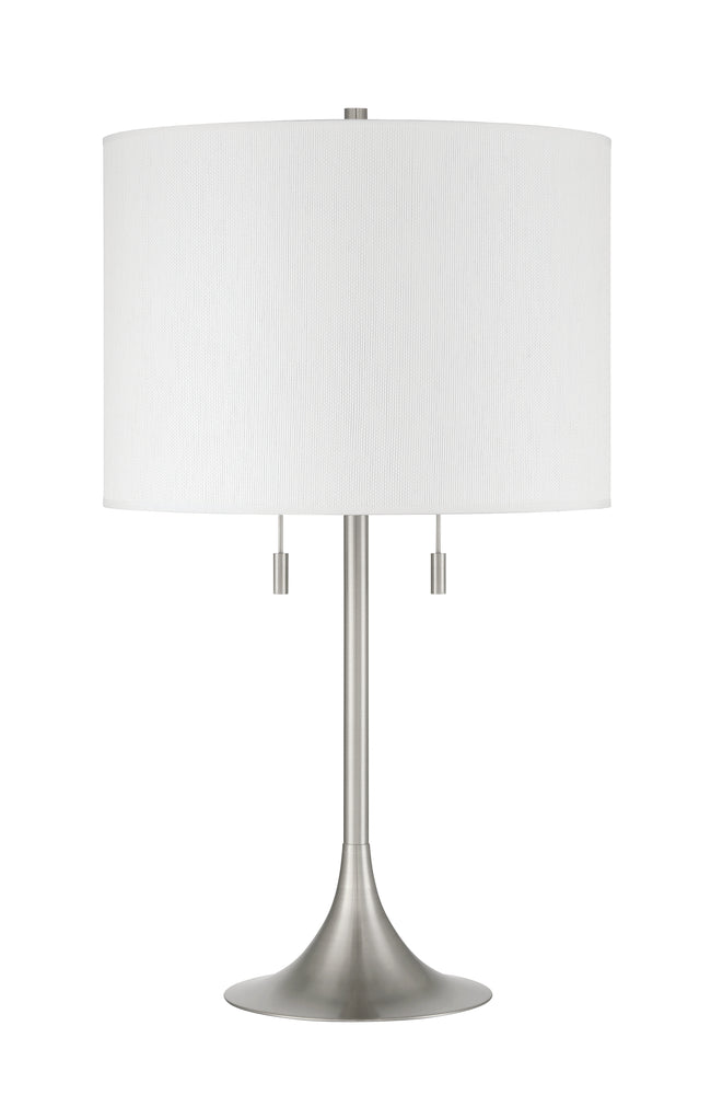 87003BNK-T - Neely 2 Light 30" High Table Lamp - Brushed Nickel