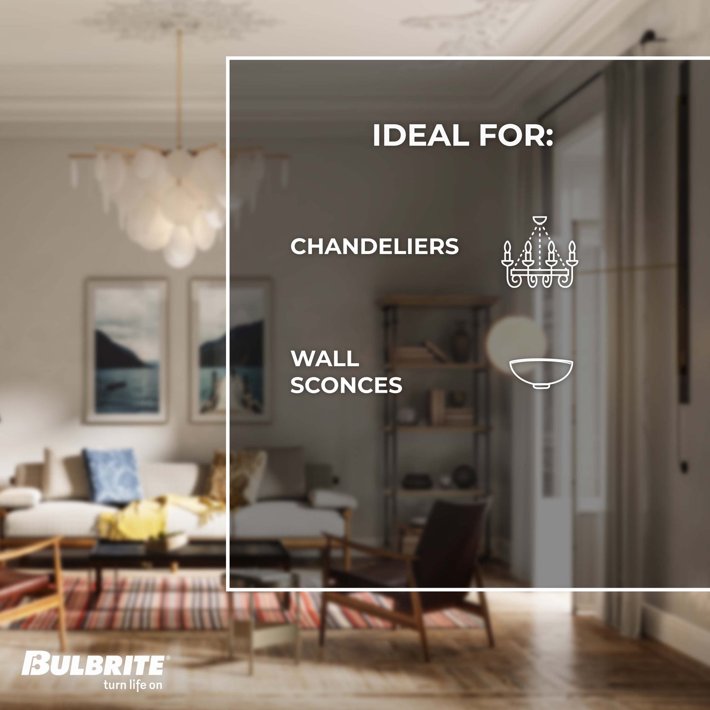 776949 - Dimmable Clear T9 7.5�� LED Light Bulb - 3 Watt - 3000K - 3 Pack