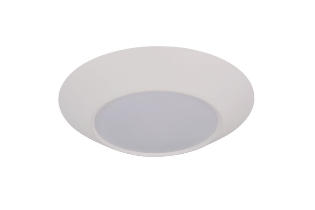 X9306-W-LED-5CCT - LED Flush 7.5" Wide Flush Mount - White