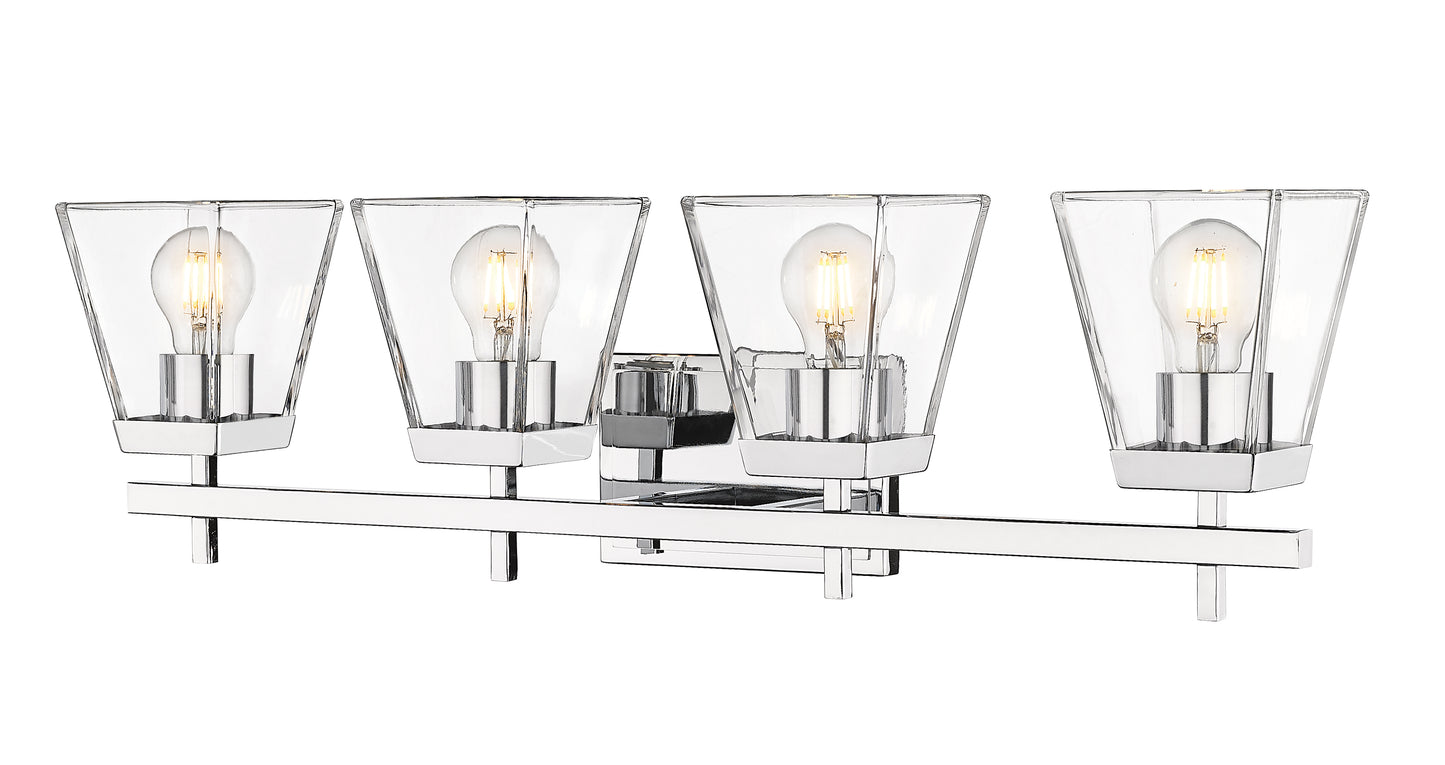 819-4V-CH - Lauren 4 Light 30" Vanity - Chrome