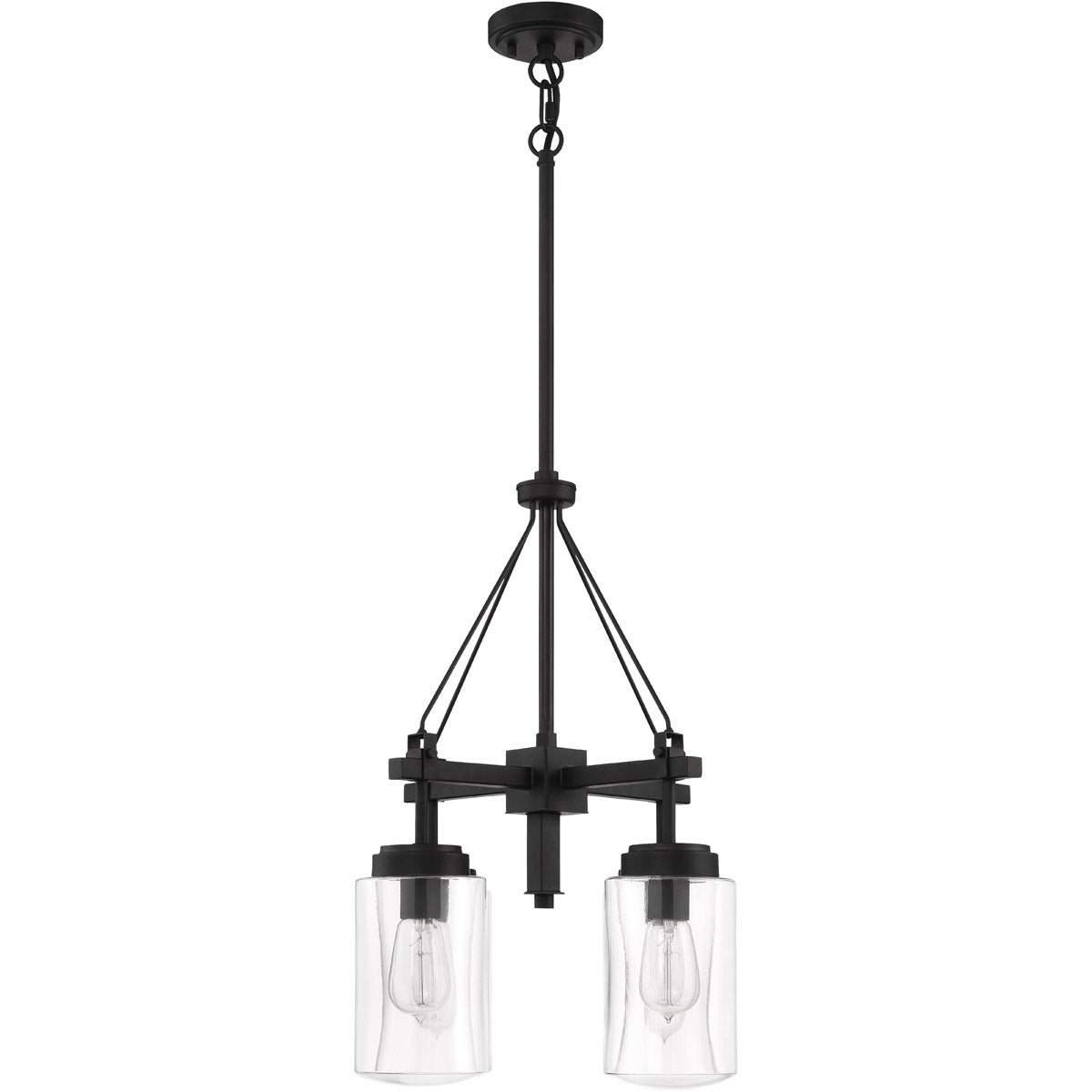 52124-ESP - Crosspoint 4 Light 18" Wide Chandelier - Espresso