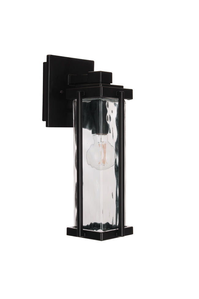 Z2604-MN - Pyrmont 1 Light 14.63" High Outdoor Wall Lantern - Midnight