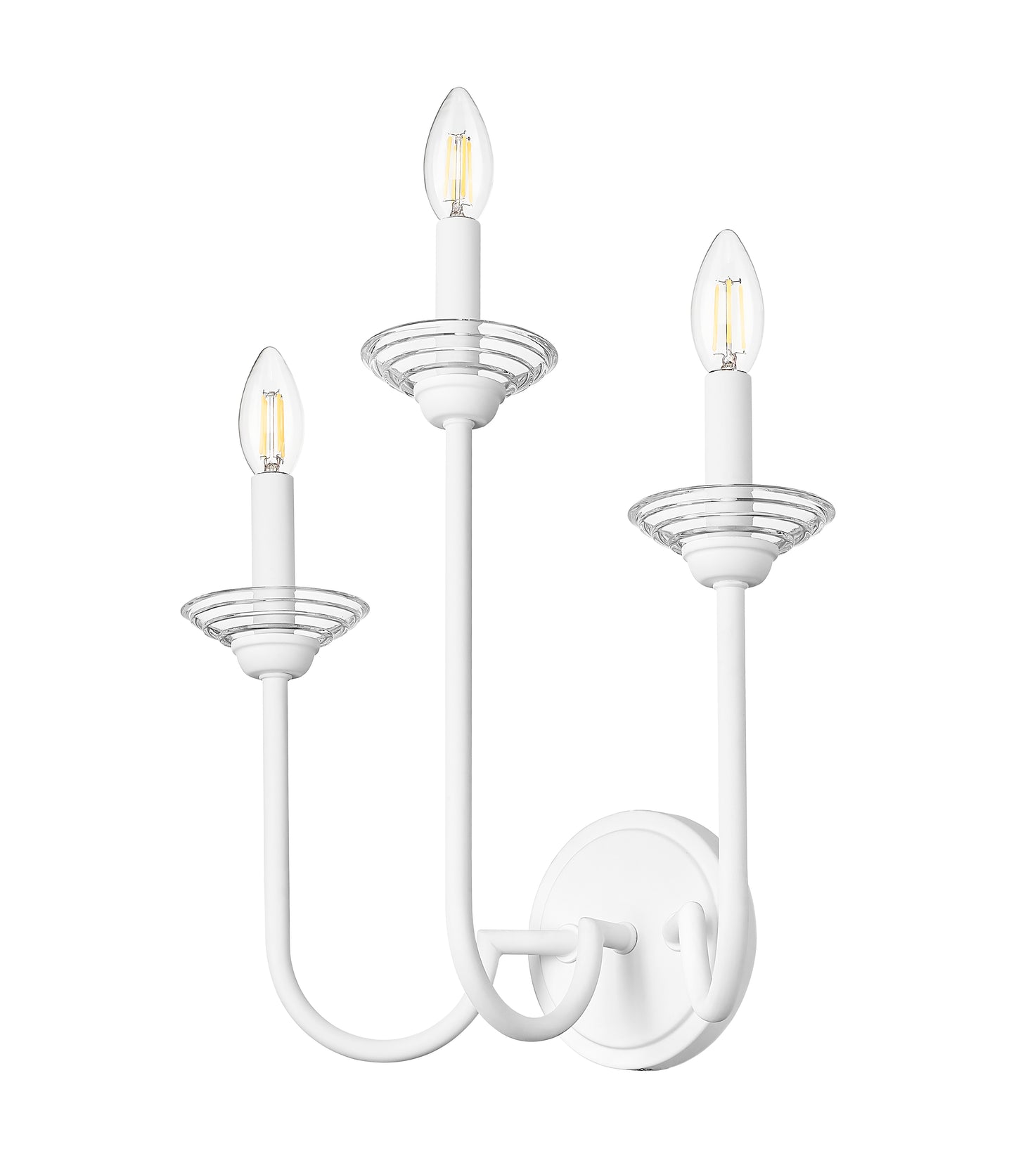 352-3S-TW - Allistair 3 Light Wall 16" Sconce - Tundra White