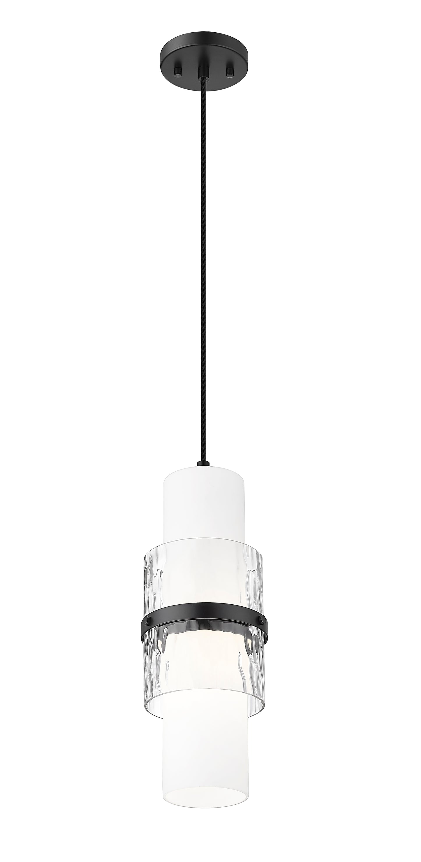 1946P-MB - Cayden 1 Light 6" Pendant - Matte Black