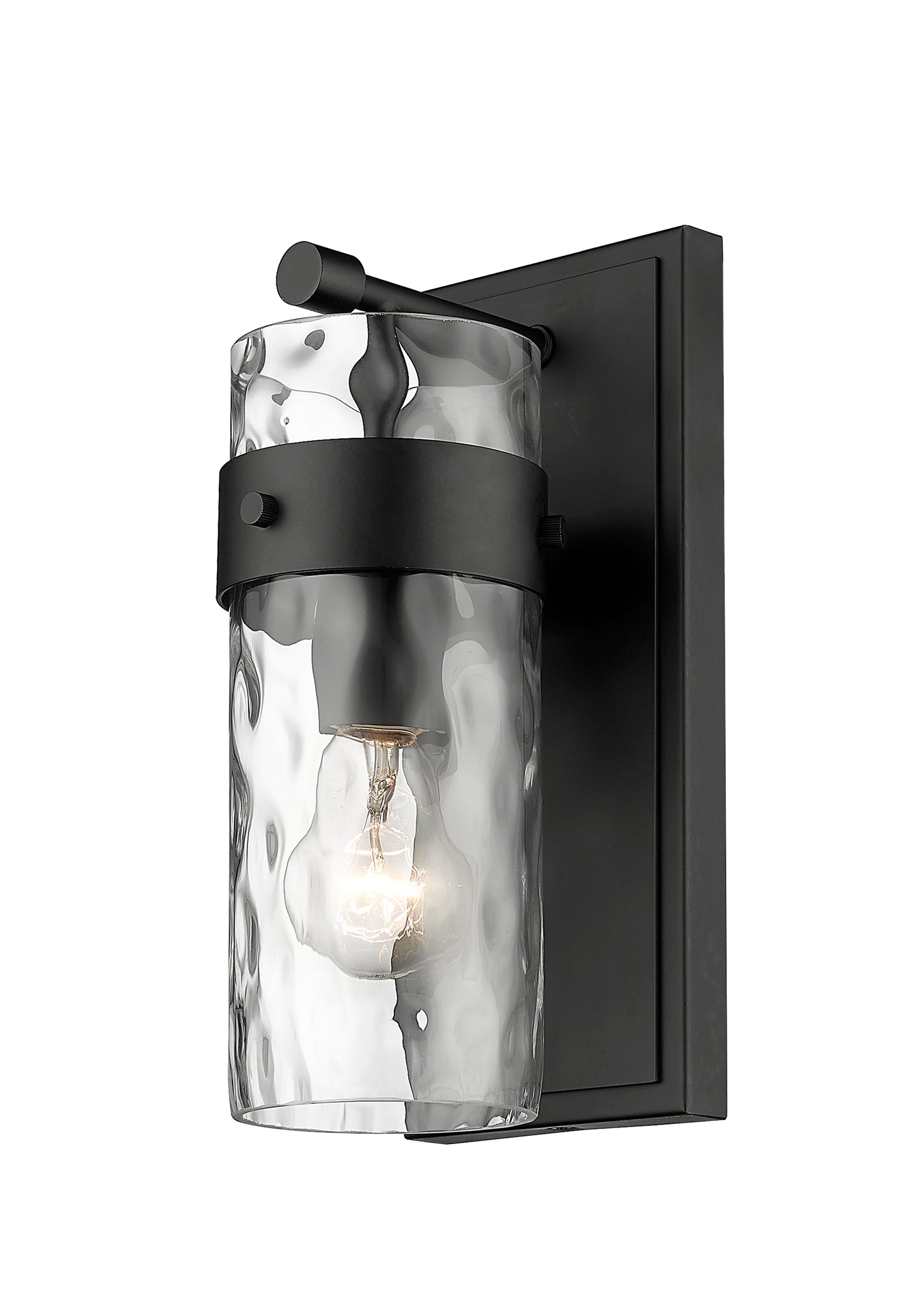 3035-1V-MB - Fontaine 1 Light Wall 11" Sconce - Matte Black