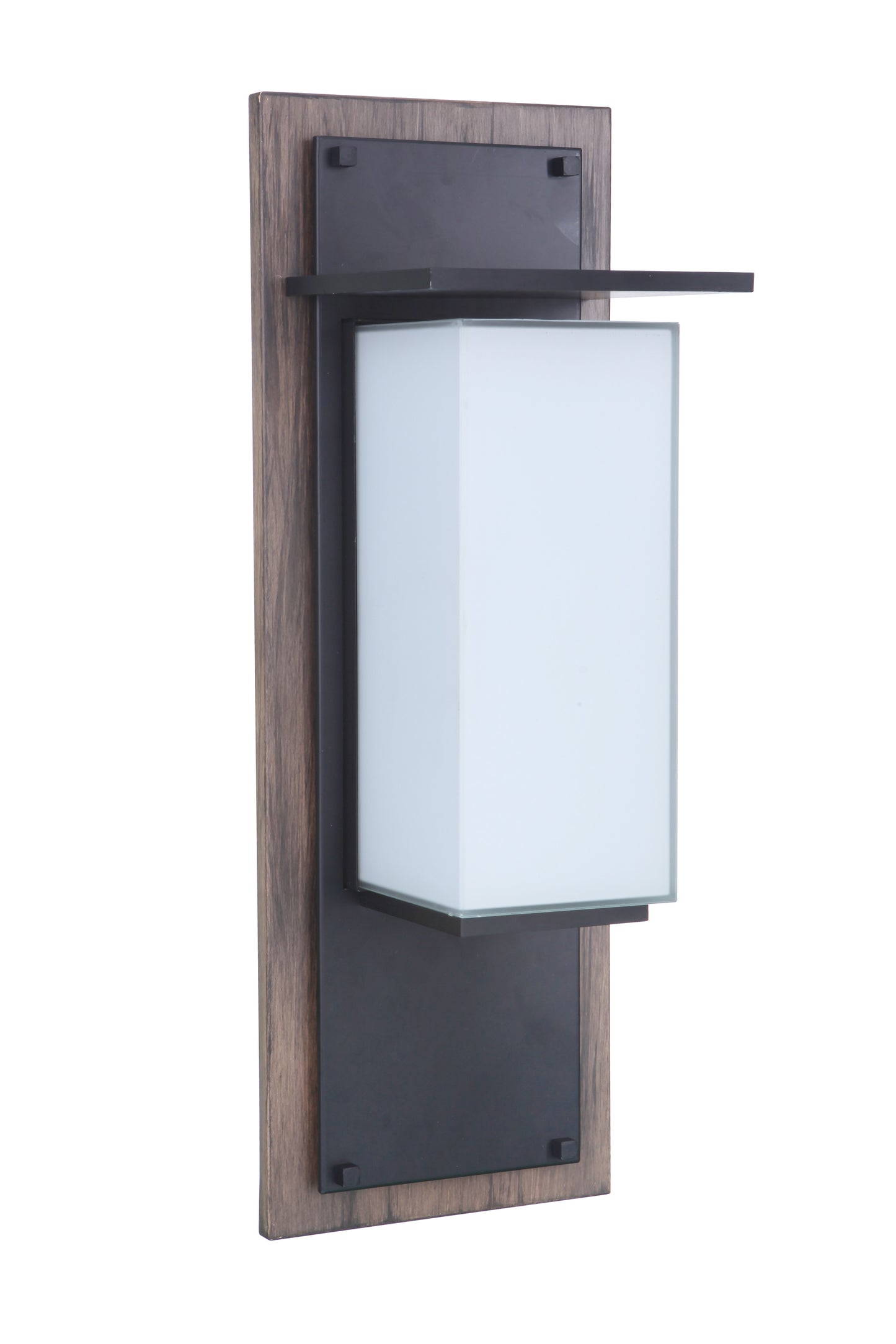 ZA2512-WBMN-LED - Heights 1 Light 20" High Outdoor Wall Lantern - Whiskey Barrel / Midnight