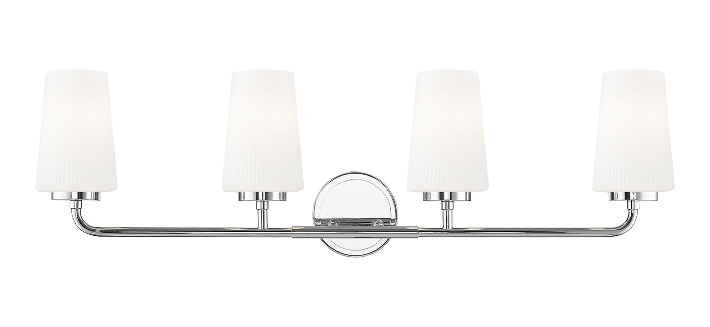 7005-4V-CH - Montford 4 Light 32" Vanity - Chrome