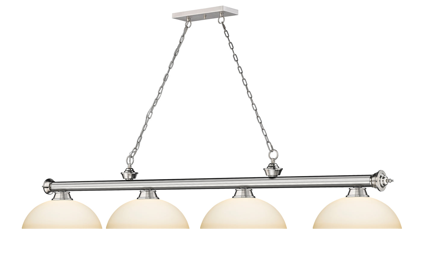 2306-4BN-DMO14 - Cordon 4 Light 81" Billiard - Brushed Nickel