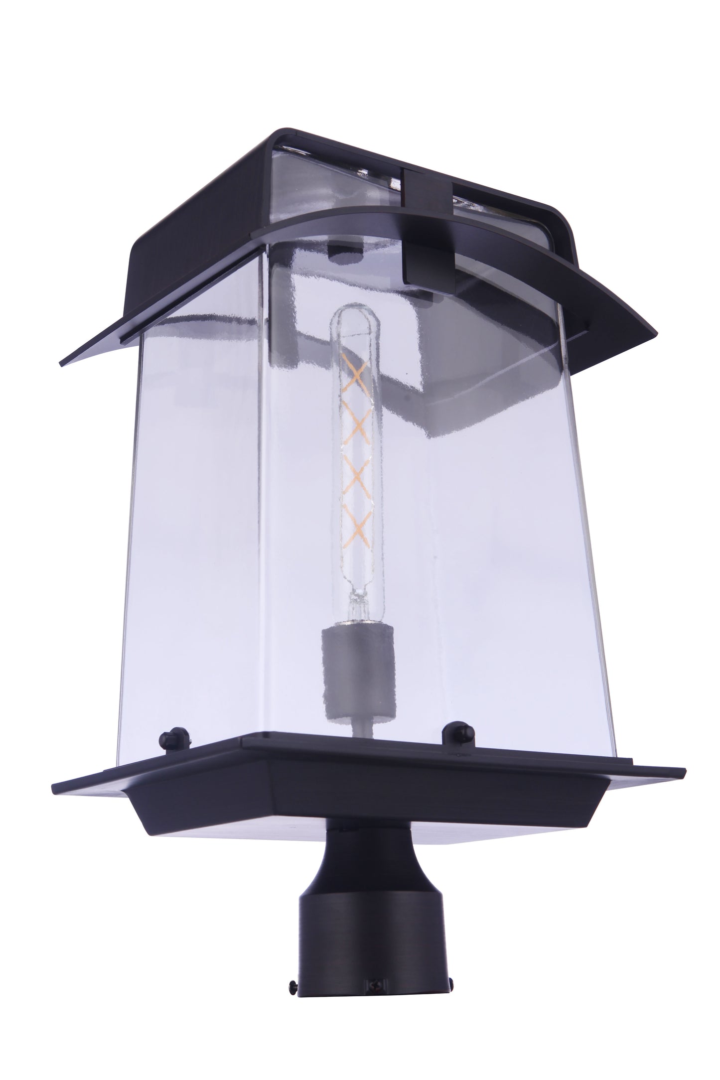 ZA6025-ABZ - Smithy 1 Light 18" High Outdoor Post - Aged Bronze Brushed