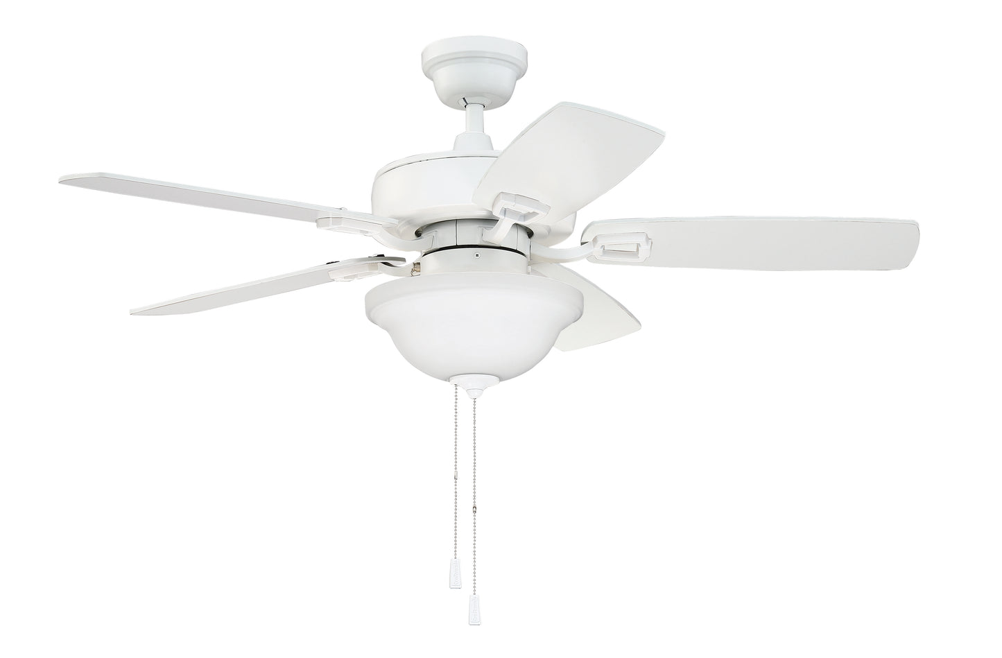TCE42W5C1-C - Twist N Click 42" 5 Blade Ceiling Fan with Light Kit - White
