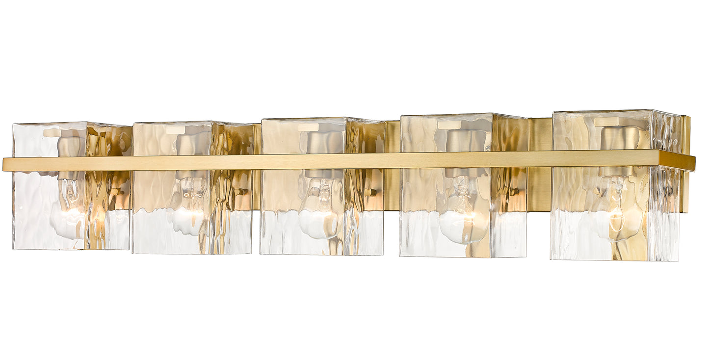 1938-5V-MGLD - Bennington 5 Light 36" Vanity - Modern Gold