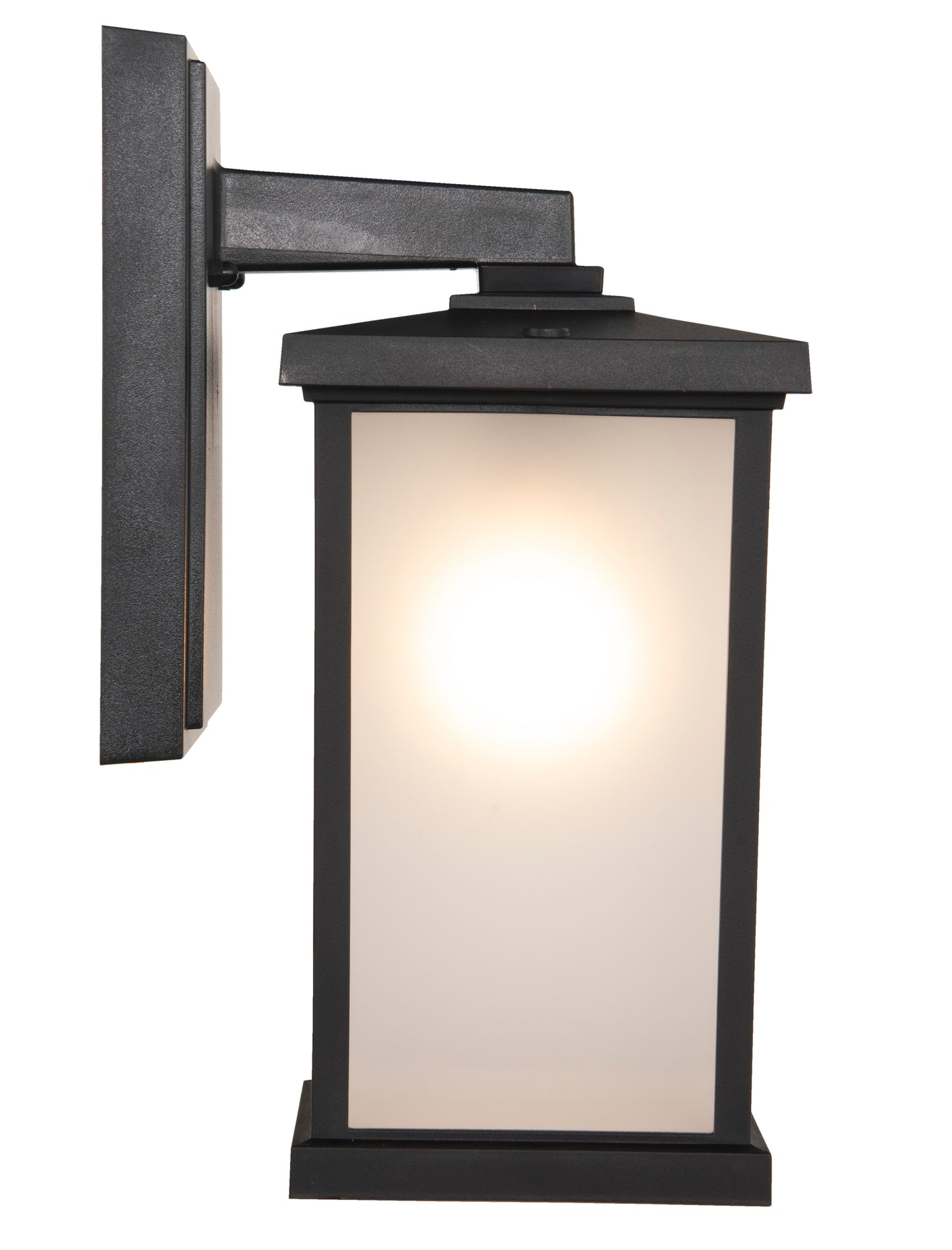 ZA2414-TB - Resilience Lanterns 1 Light 14" High Outdoor Wall Lantern - Textured Black