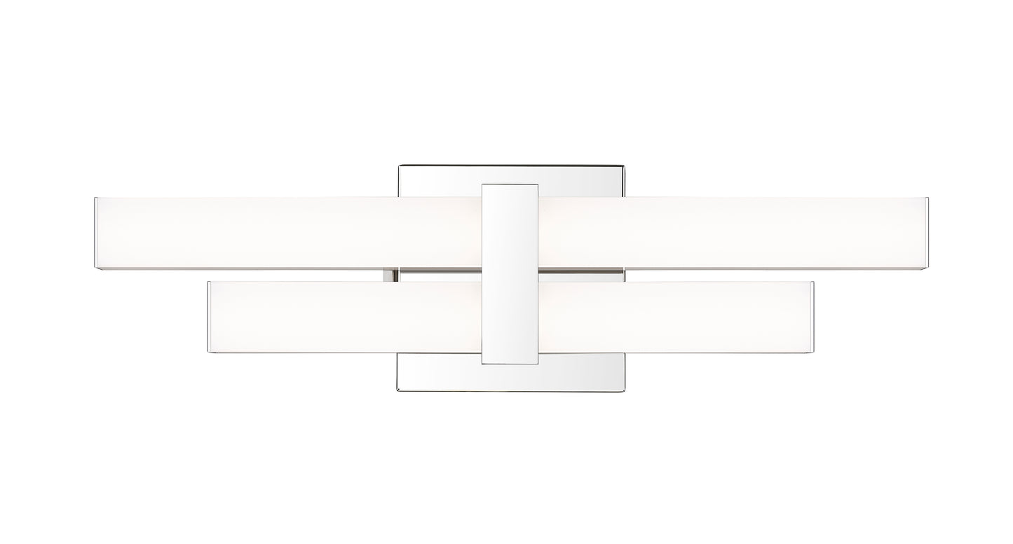 1008-18W-CH-LED - Zane 2 Light 18" Vanity - Chrome