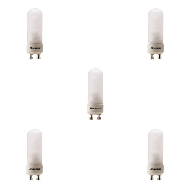 617150 - Dimmable Frost DJD Halogen GU10 Base Light Bulb - 50 Watt - 2900K - 5 Pack