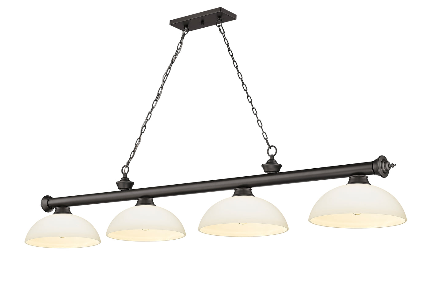 2306-4BRZ-DMO14 - Cordon 4 Light 81" Billiard - Bronze