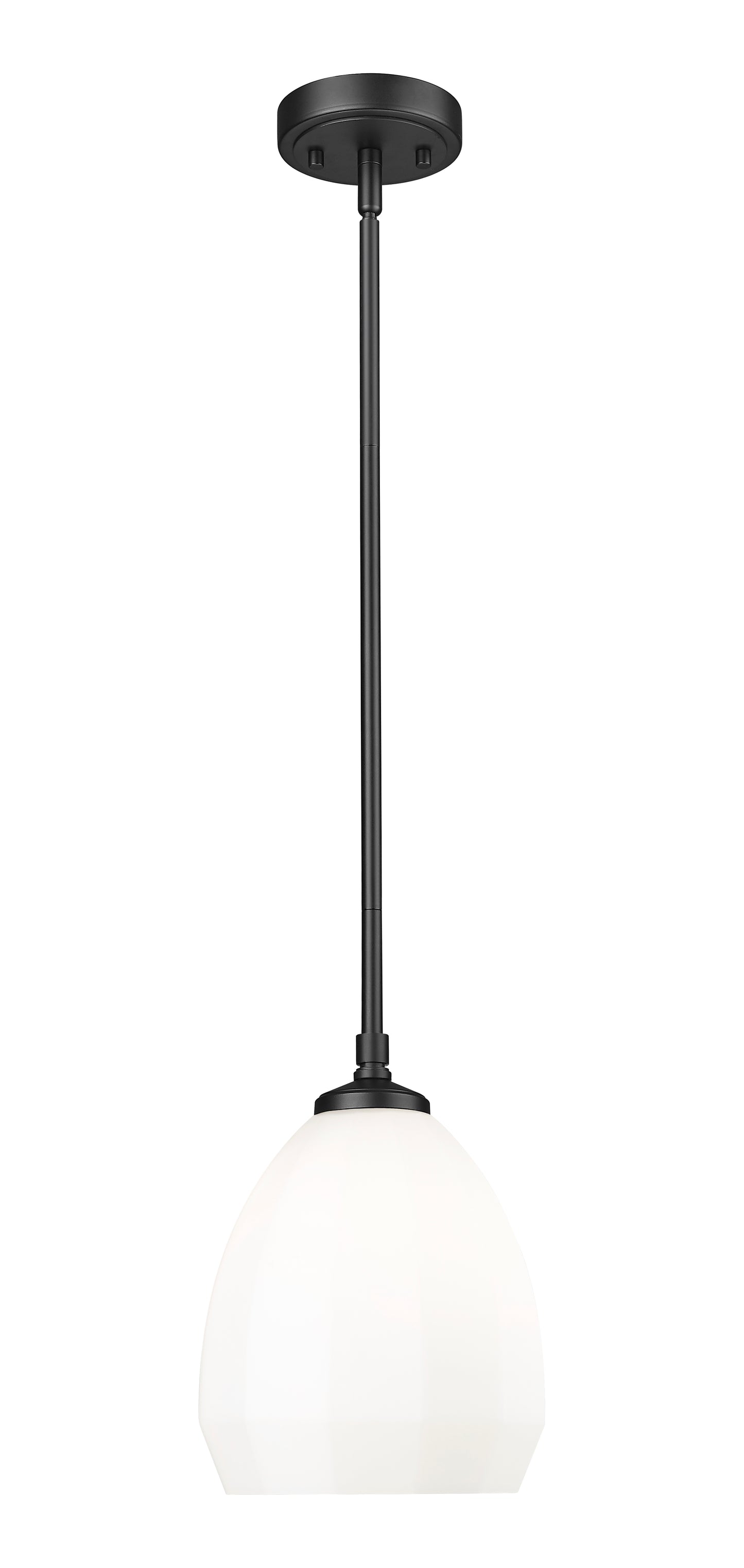 7004P8-MB - Oren 1 Light 8" Pendant - Matte Black