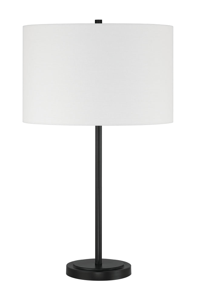 87009FB-T - Jones 1 Light 27" High Table Lamp - Flat Black