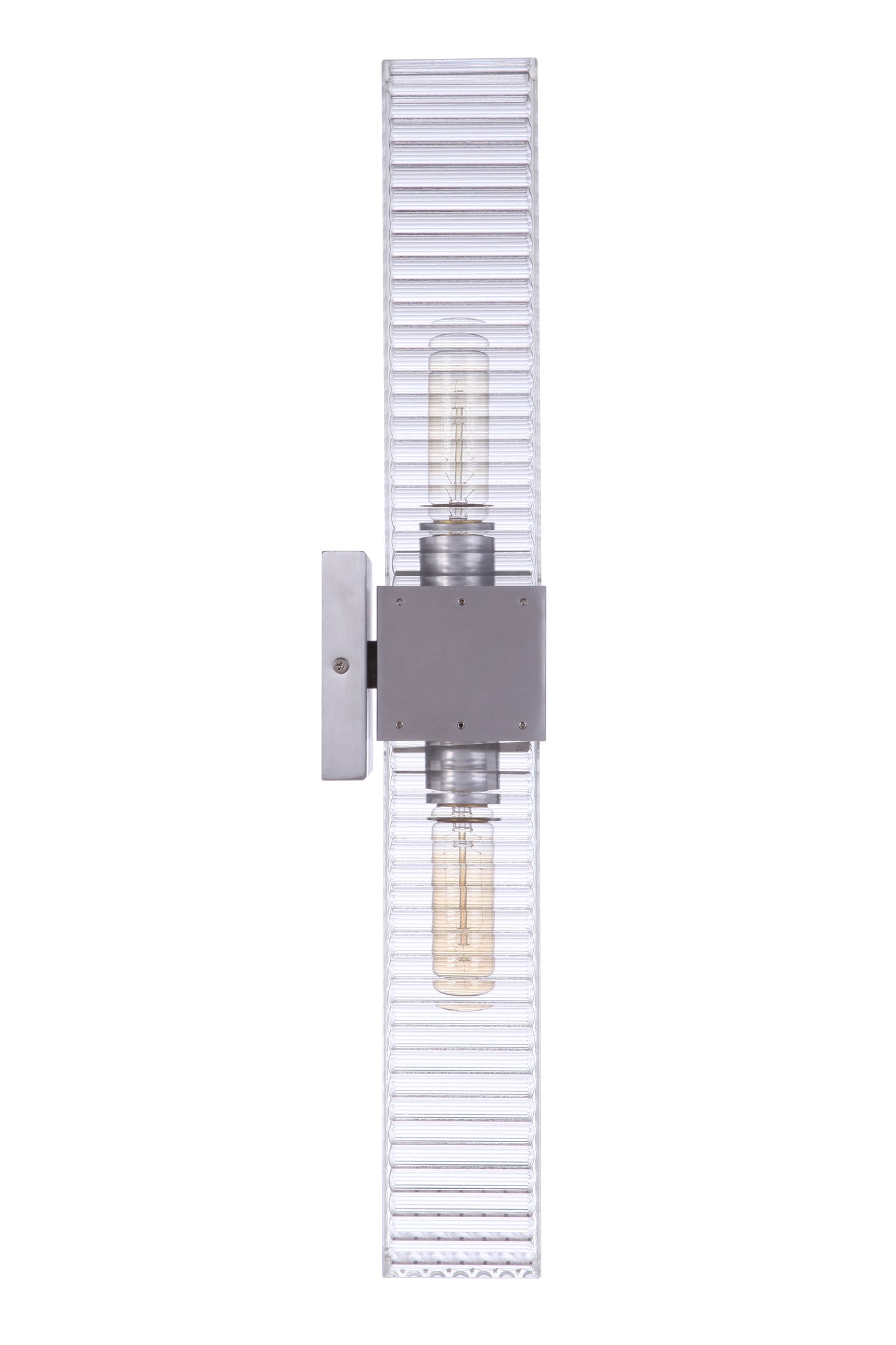 ZA4510-SA - Ridge 2 Light 24" High Outdoor Wall Lantern - Satin Aluminum
