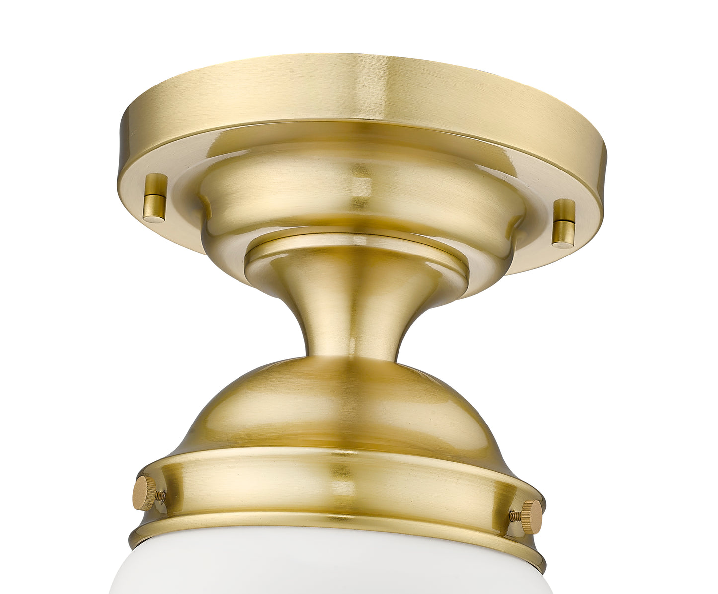 735F10-LG - Vaughn 1 Light Flush 10" Mount - Luxe Gold