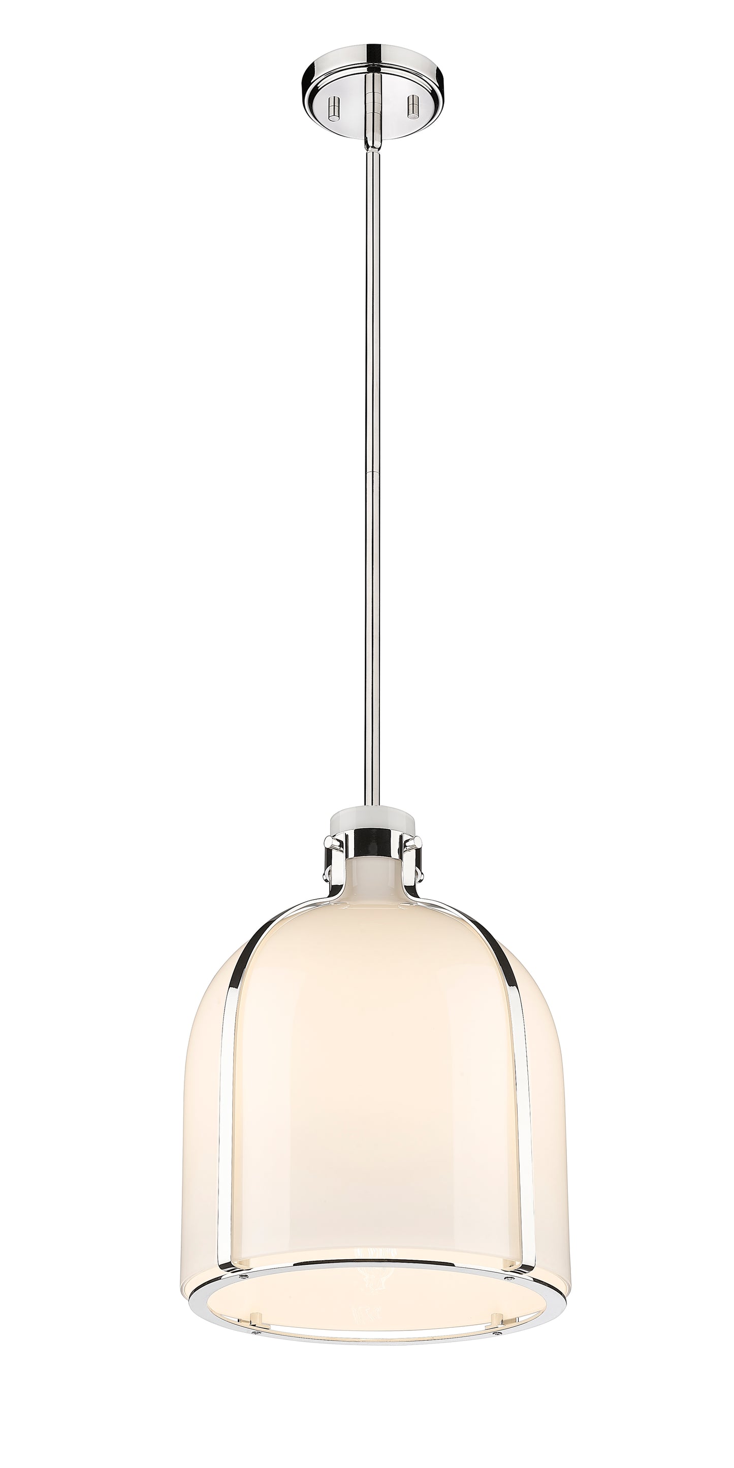 818-12PN - Pearson 1 Light 12" Pendant - Polished Nickel