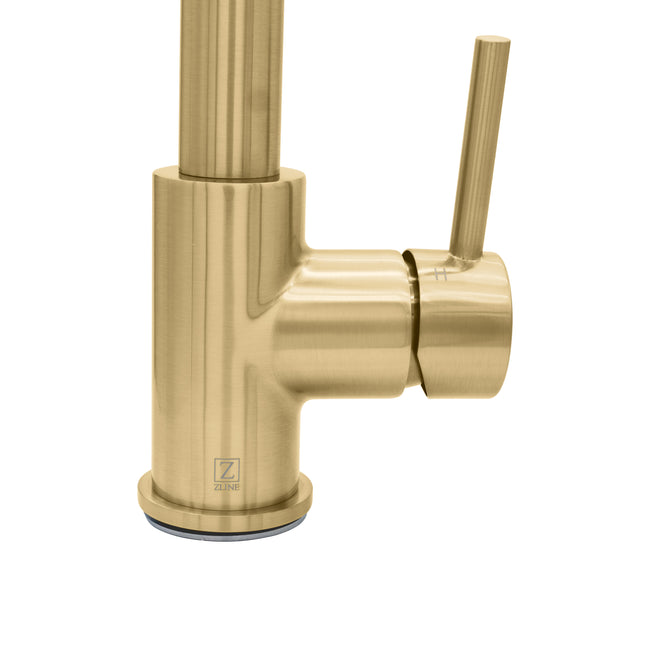 EDS-KF-CB - Edison Kitchen Faucet in Champagne Bronze