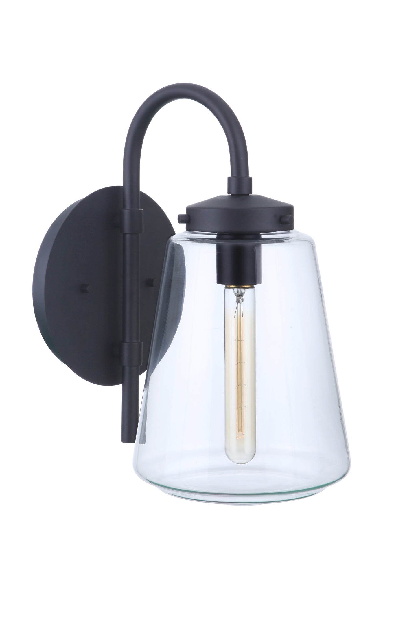 ZA3814-MN - Laclede 1 Light 15" High Outdoor Wall Lantern - Midnight