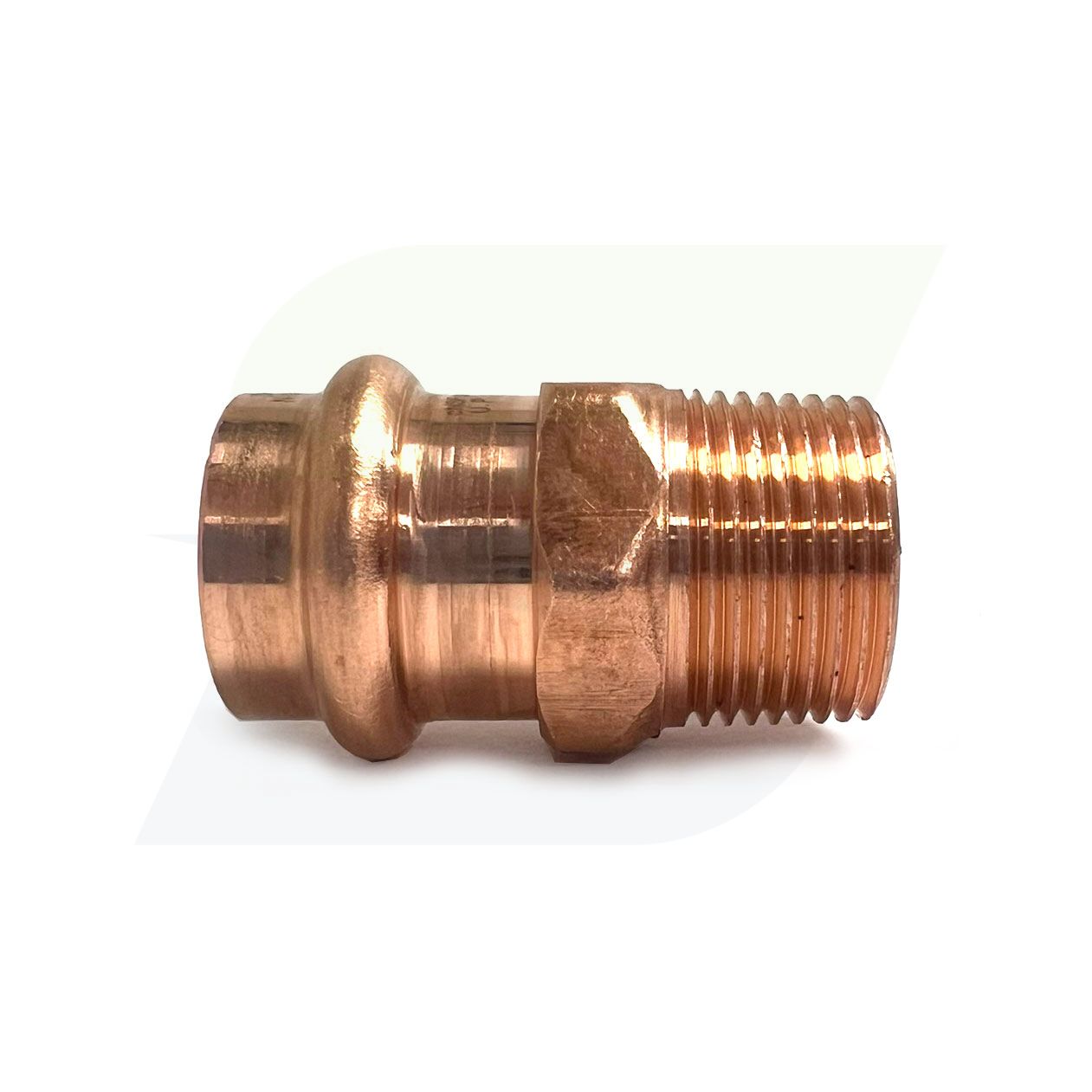 PC604 - Copper 1-1/4" Press x Male Adapter