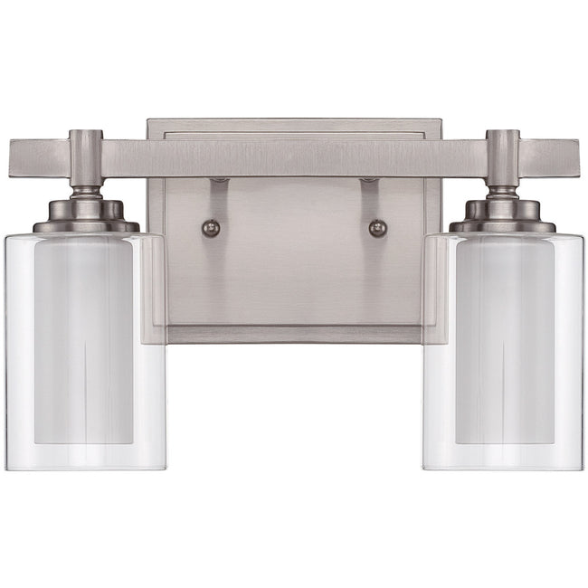16712BNK2 - Celeste 2 Light 11.75" Wide Vanity Light - Brushed Nickel