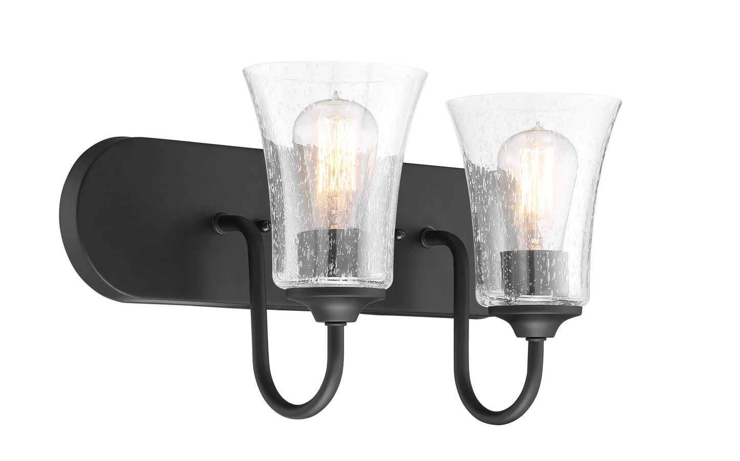 50402-FB - Gwyneth 2 Light 18" Wide Vanity Light - Flat Black