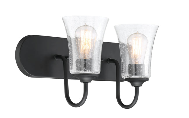 50402-FB - Gwyneth 2 Light 18" Wide Vanity Light - Flat Black