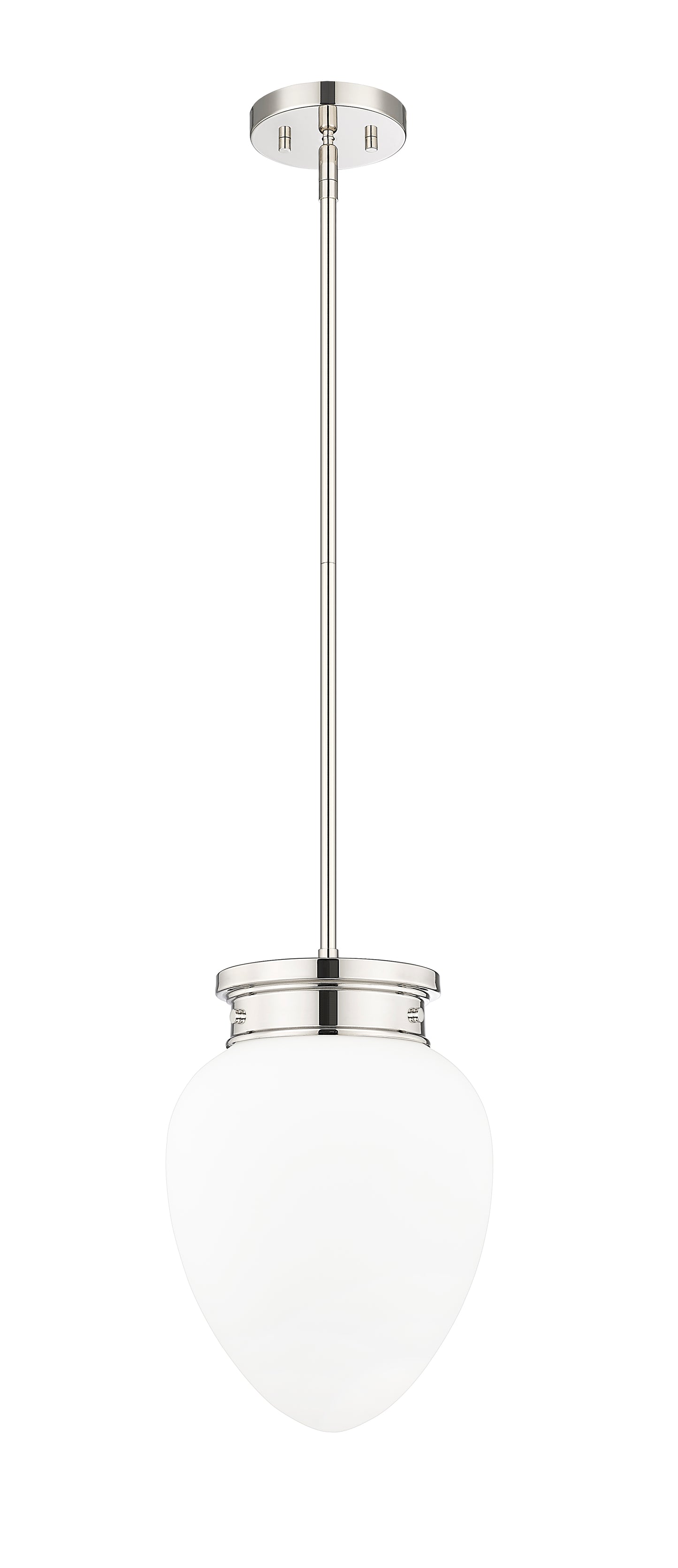 1945P9-PN - Gideon 1 Light 10" Pendant - Polished Nickel