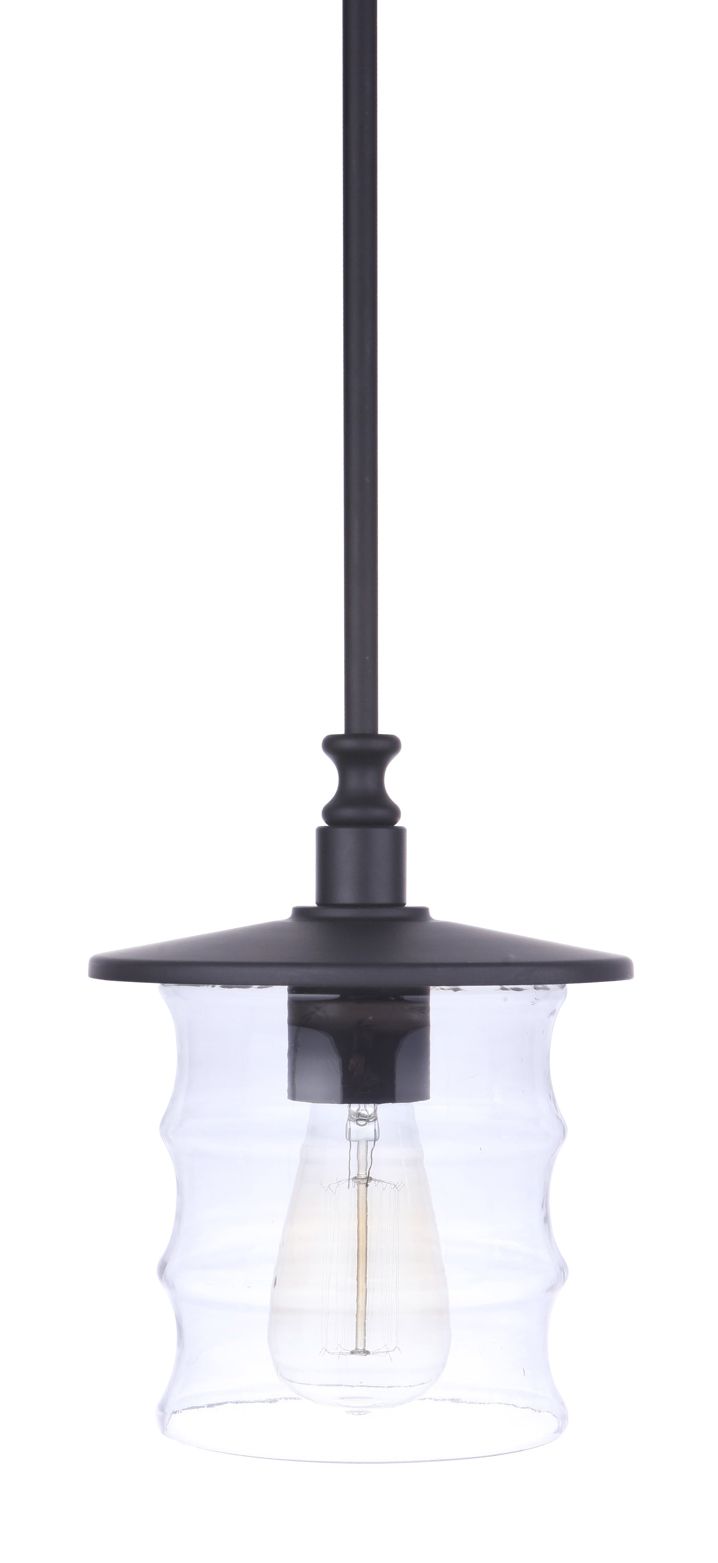 ZA3611-MN - Canon 1 Light 7.5" Wide Outdoor Pendant - Midnight