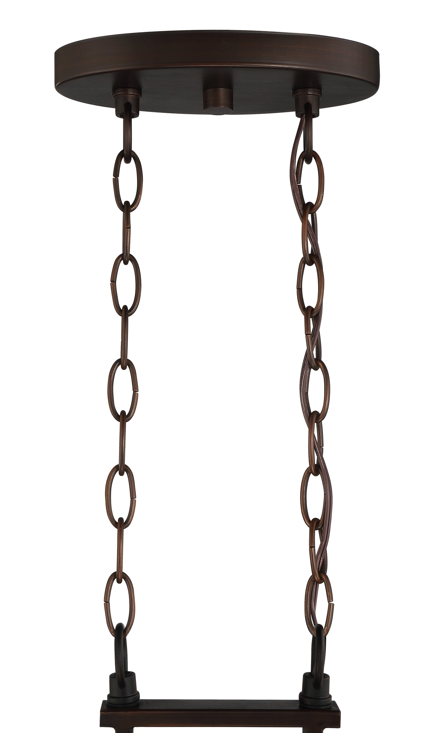 54576-ABZ - Malaya 6 Light 12.5" Wide Island Light - Aged Bronze Brushed