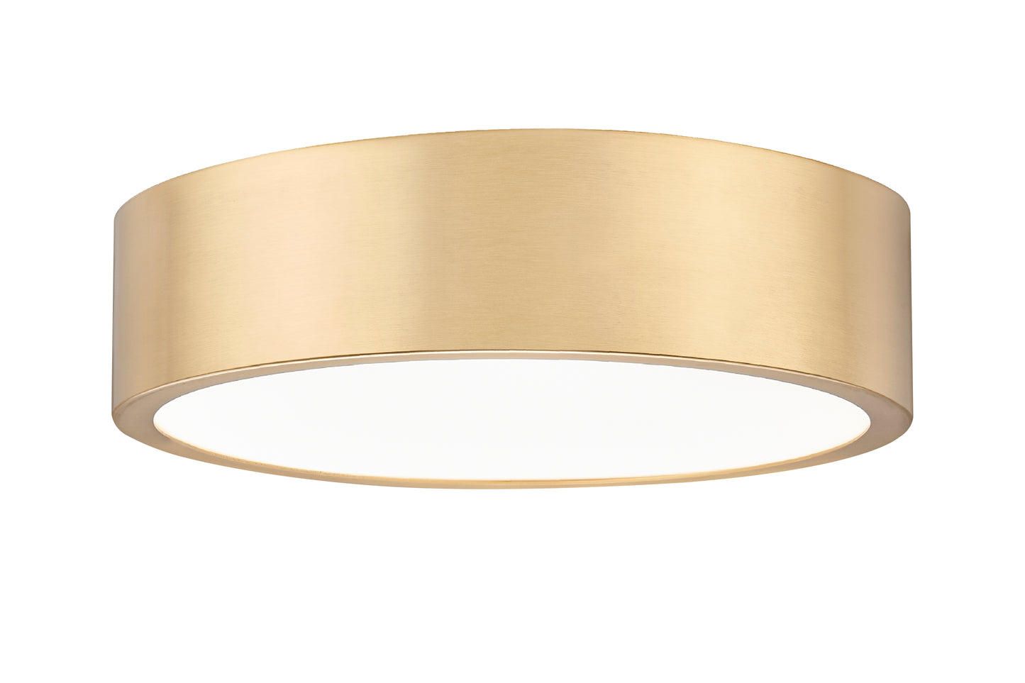 1017F16-MGLD-LED - Coronado 1 Light Flush 16" Mount - Modern Gold