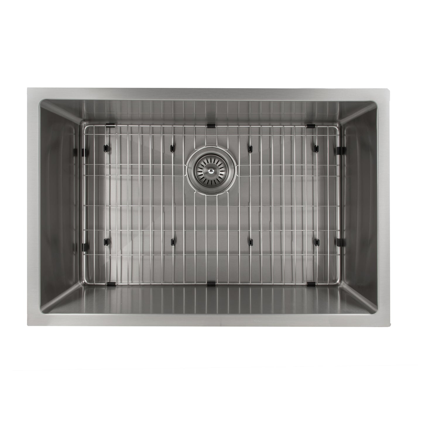 SRS-30 - 30" Meribel Undermount Single Bowl Stainless Steel Kitchen Sink with Bottom Grid