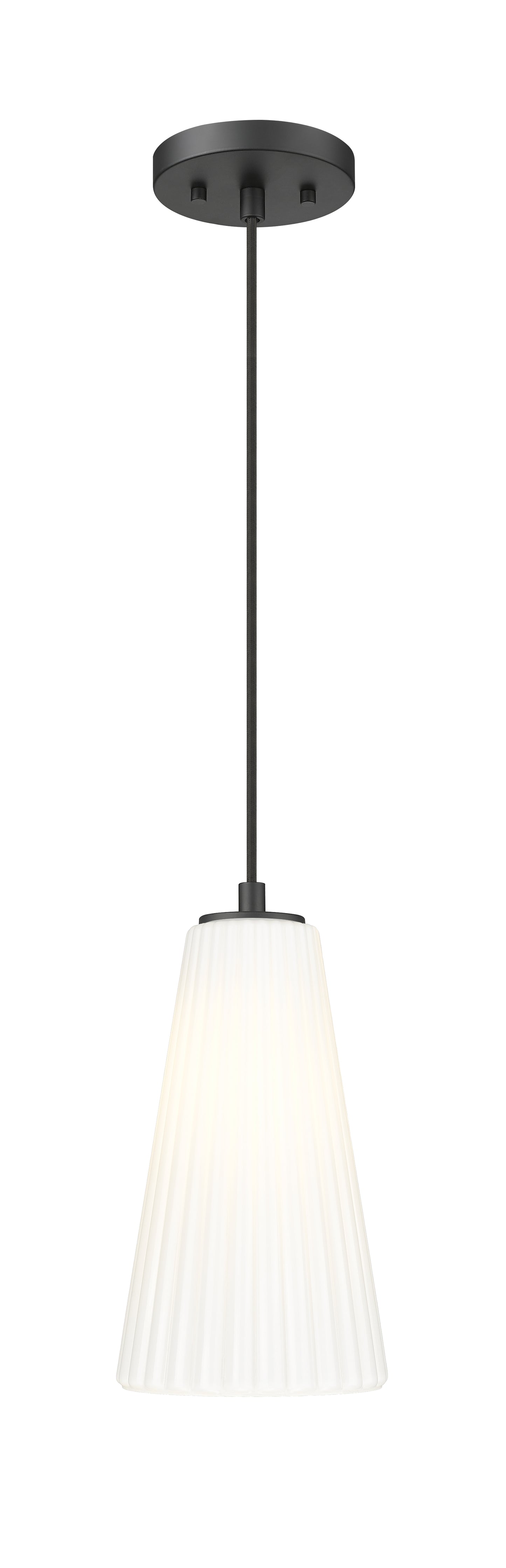 3043P6-MB - Farrell 1 Light 6" Pendant - Matte Black