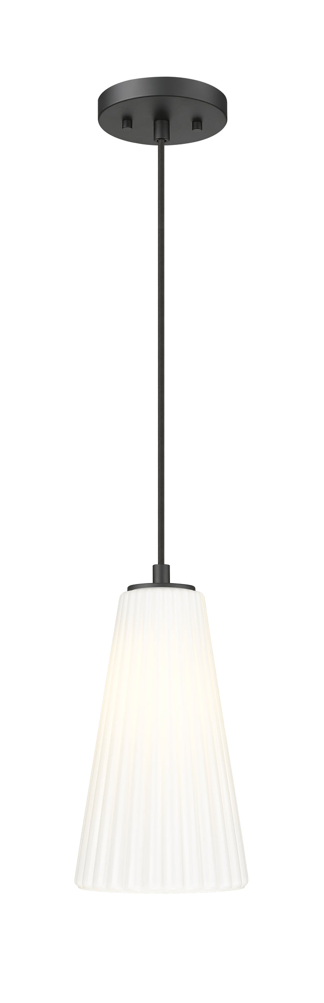 3043P6-MB - Farrell 1 Light 6" Pendant - Matte Black