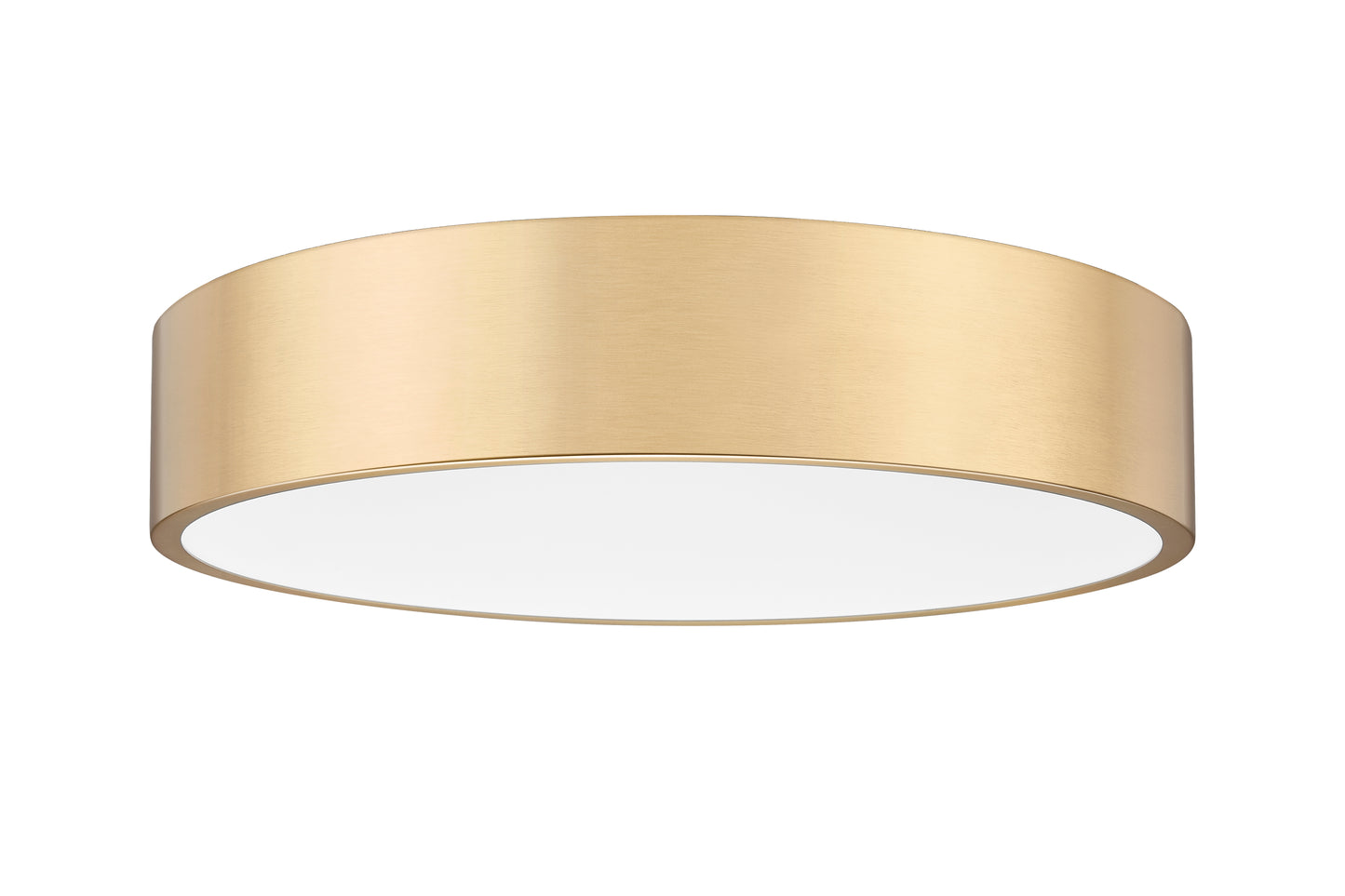 1017F20-MGLD-LED - Coronado 1 Light Flush 20" Mount - Modern Gold