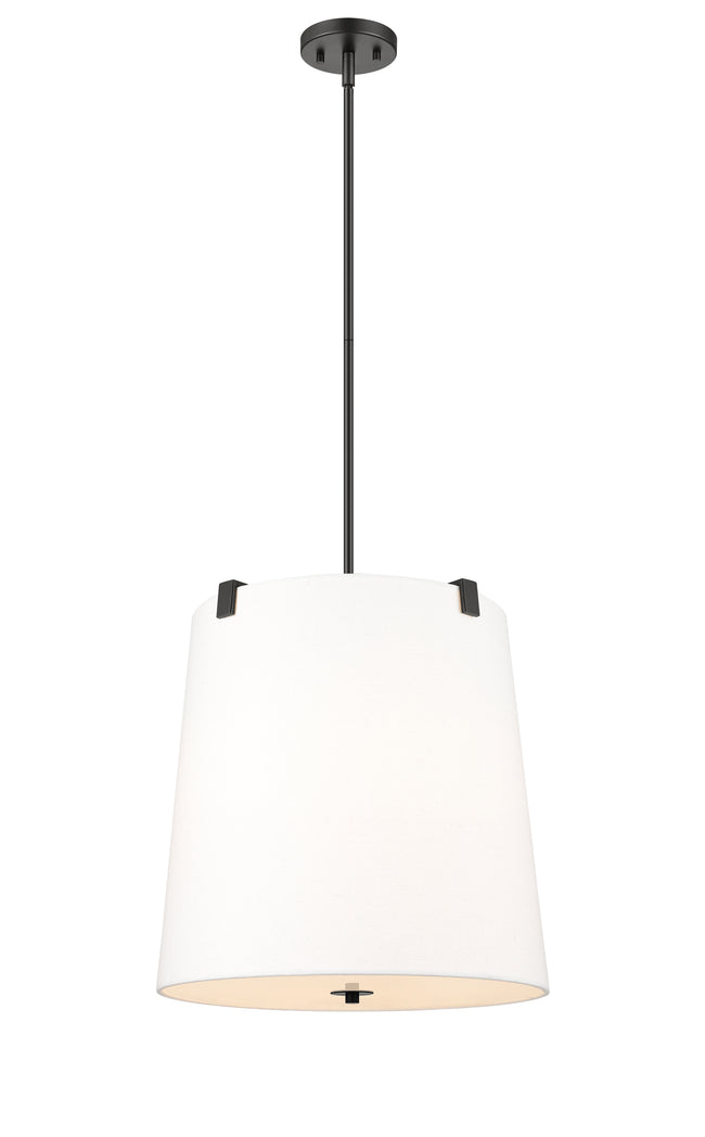 3501P18-MB - Weston 5 Light 18" Pendant - Matte Black