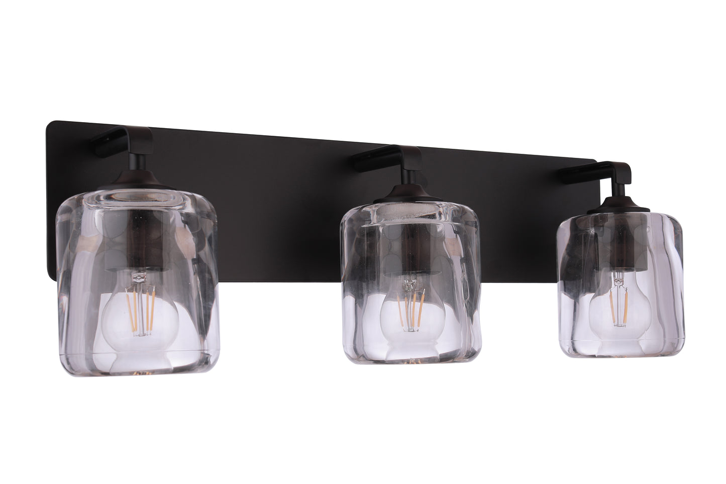 20624FB3 - Andie 3 Light 24" Wide Vanity Light - Flat Black
