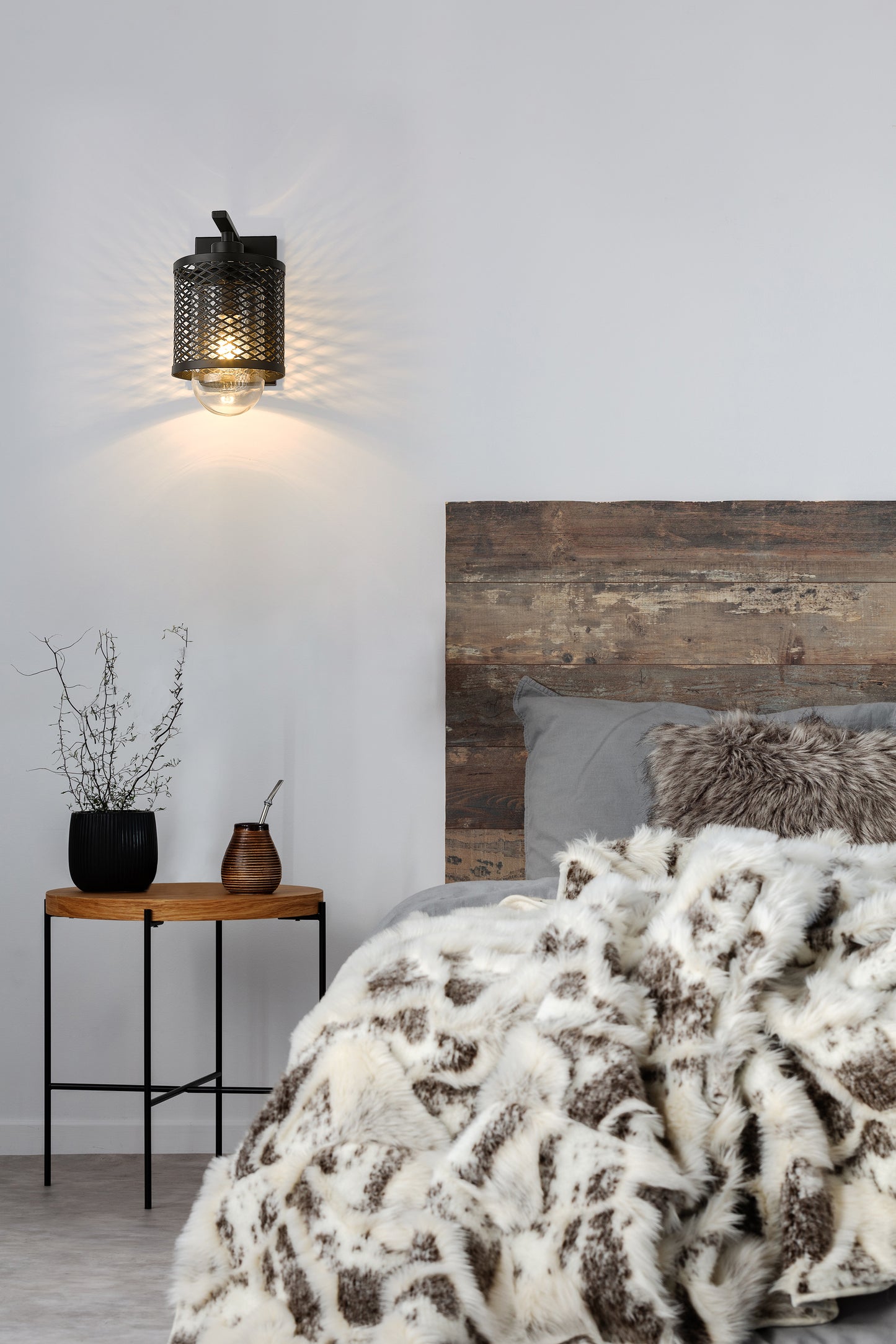 3037-1S-MB - Kipton 1 Light Wall 11" Sconce - Matte Black