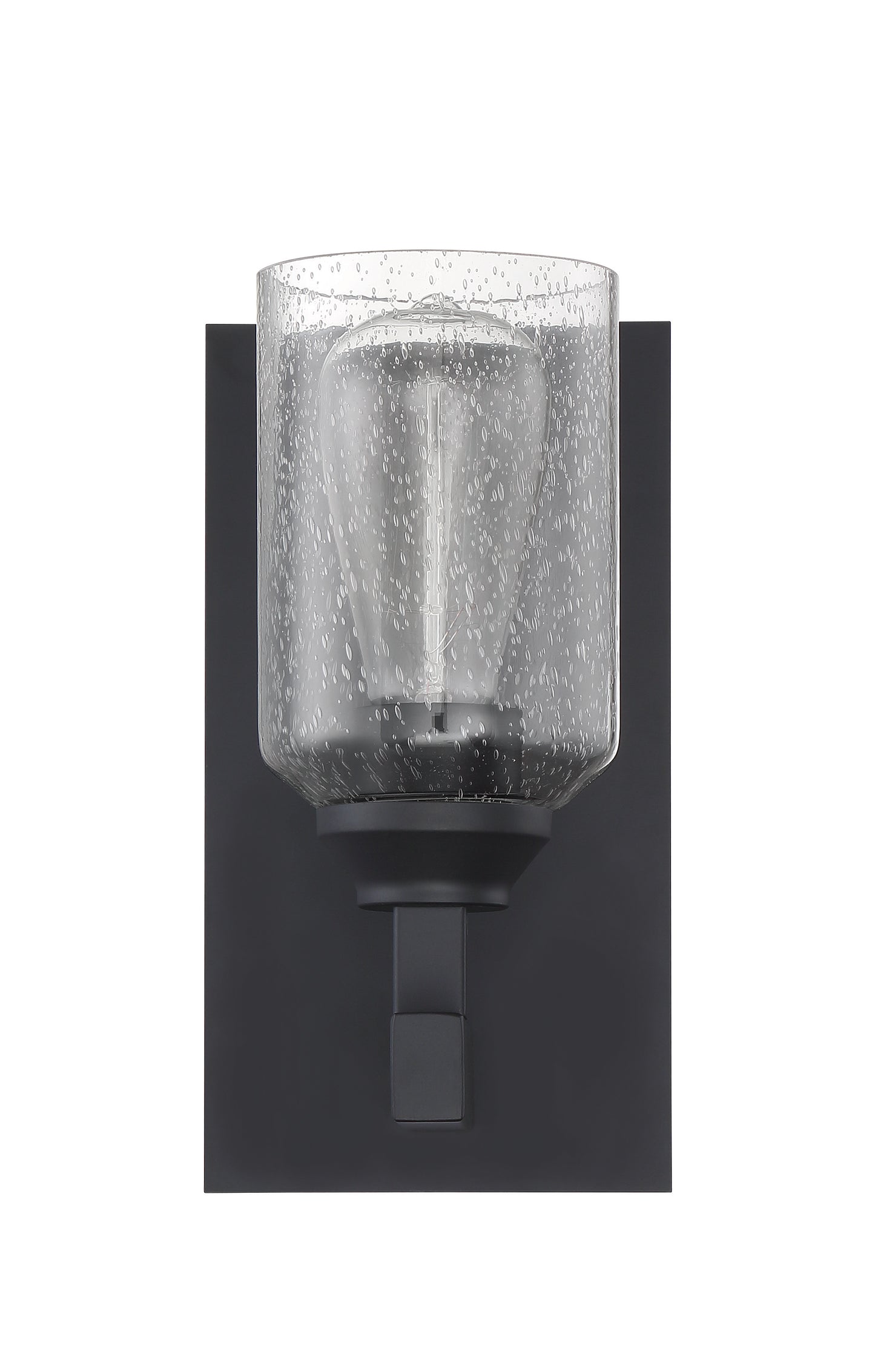 53161-FB - Chicago 1 Light 10" High Wall Sconce - Flat Black