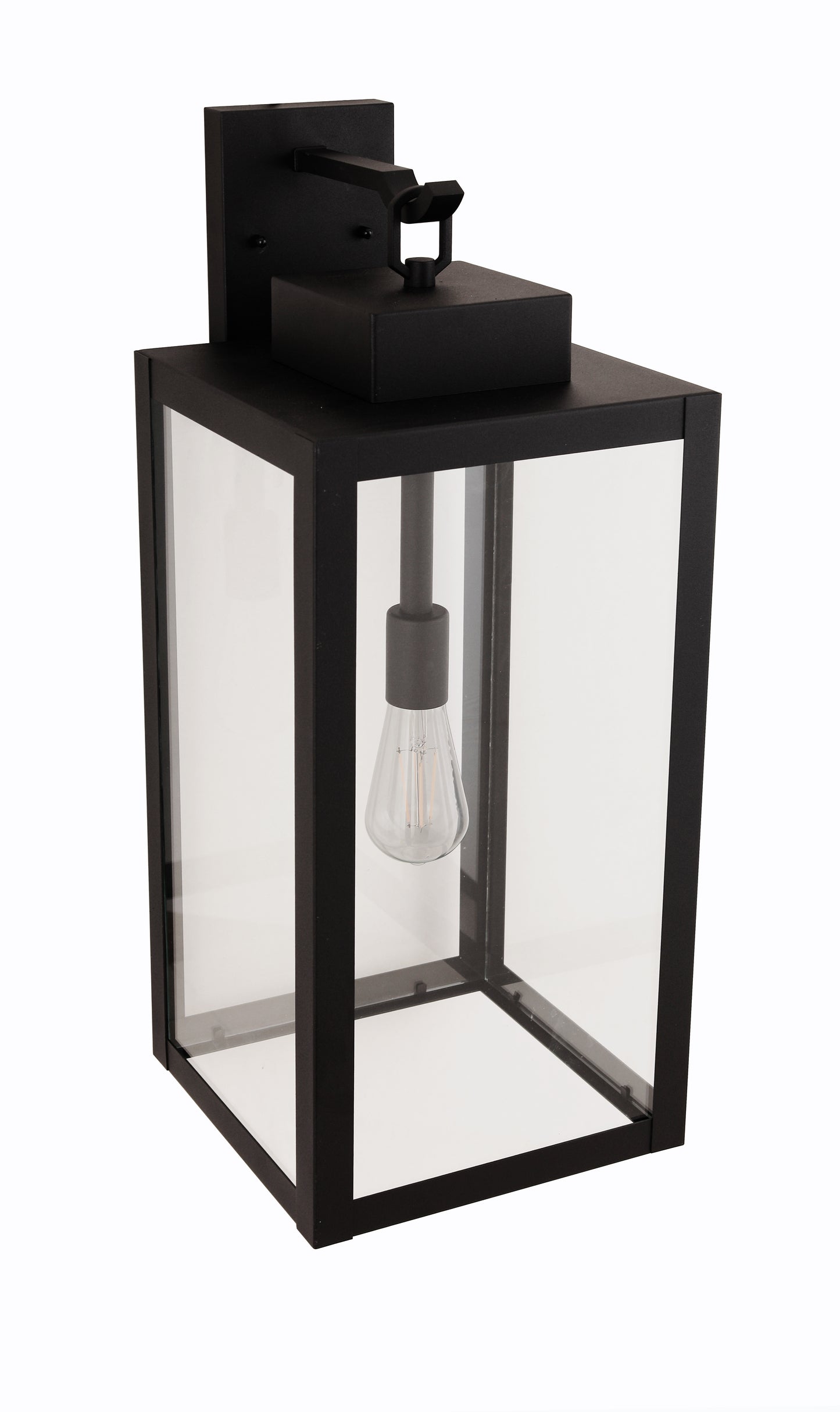 ZA6834-TB - Marin 1 Light 24" High Outdoor Wall Lantern - Textured Black