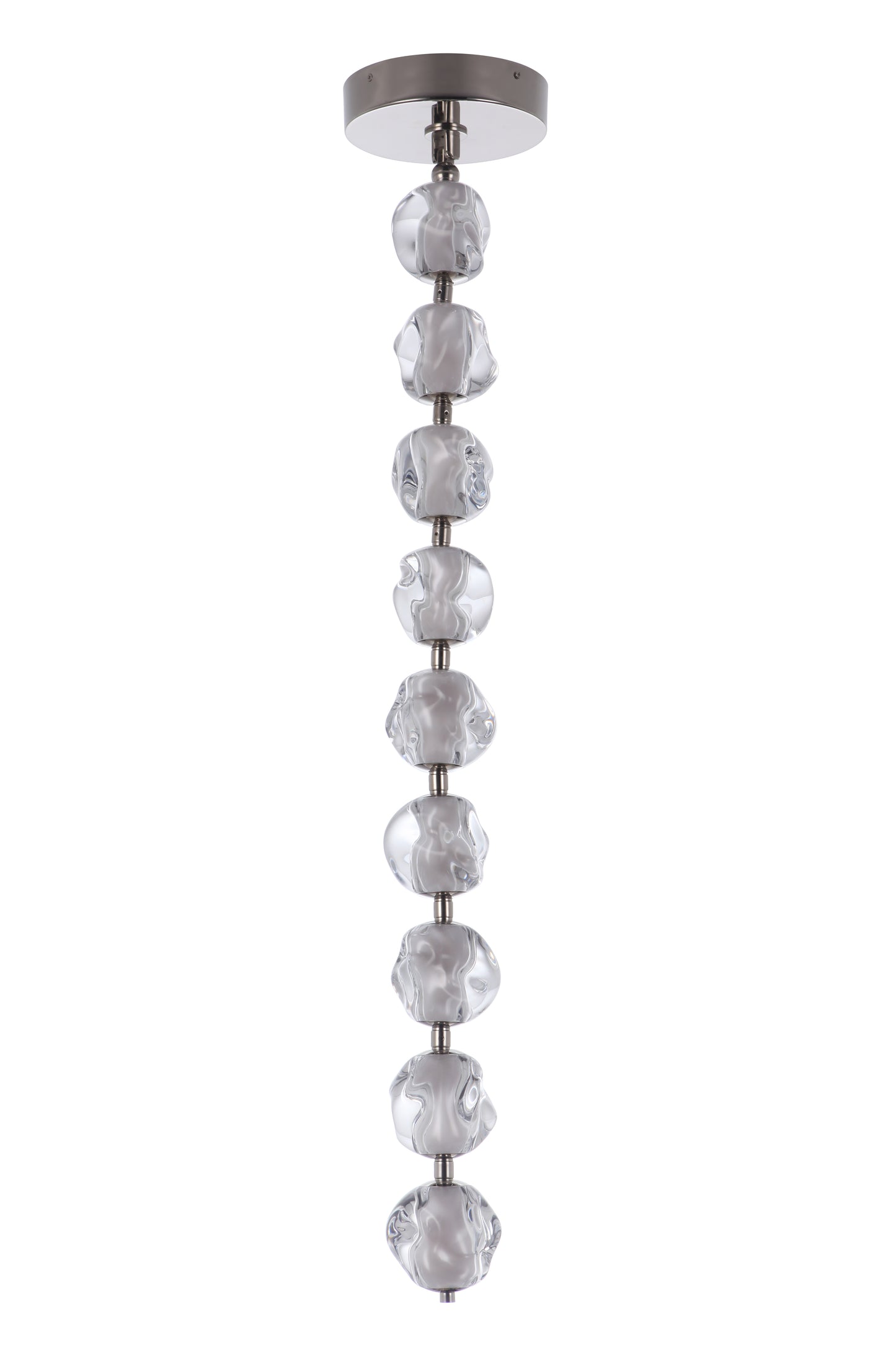 59492-PLN-LED - Jackie 8.3" Wide Pendant - Polished Nickel