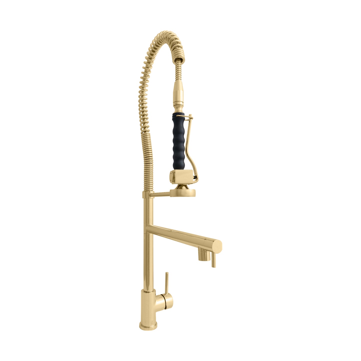 VNG-KF-PG - Van Gogh Pull Down Spring Kitchen Faucet with Pot Filler in Polished Gold