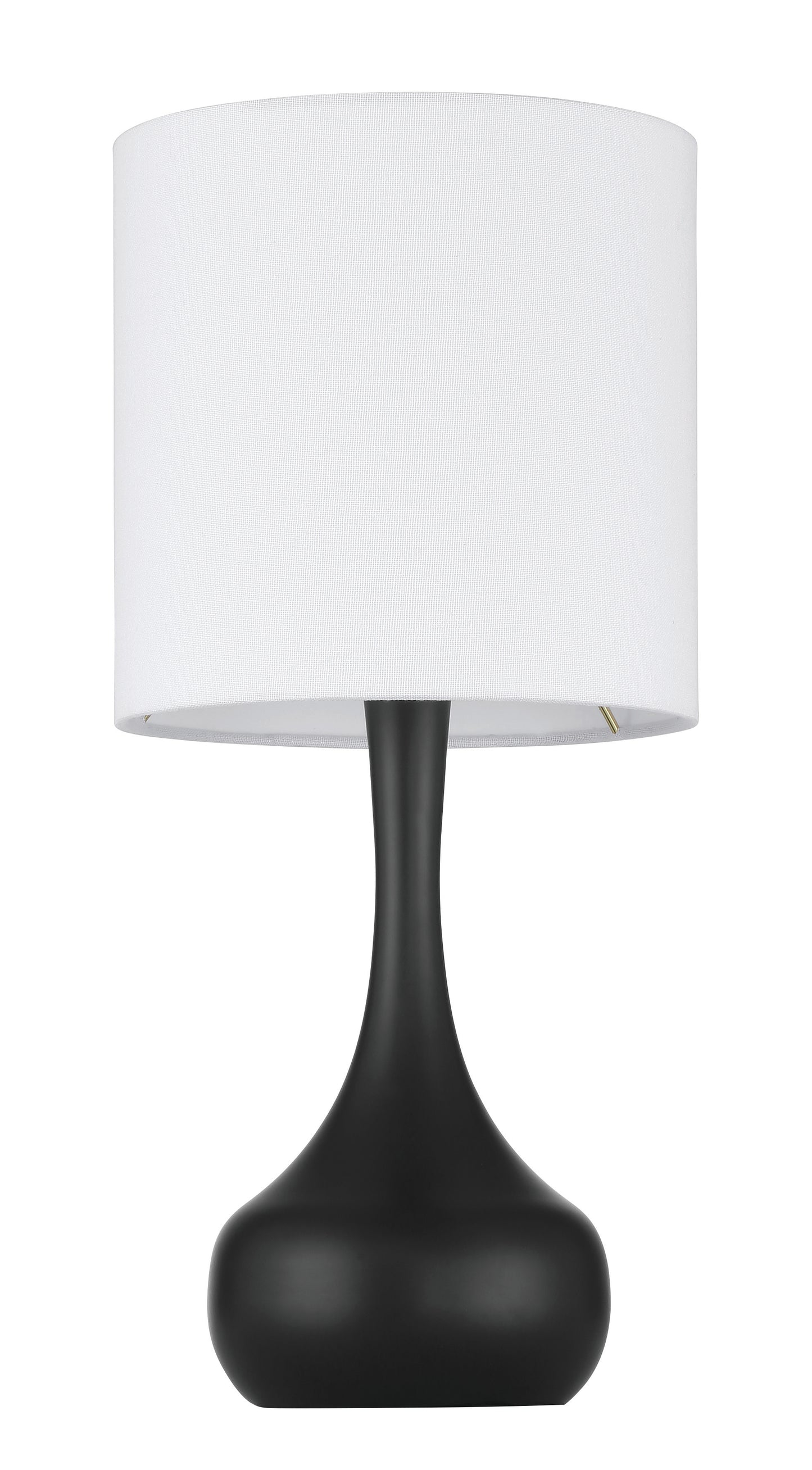 86226FB-T - Pallo 1 Light 17" High Table Lamp - Flat Black