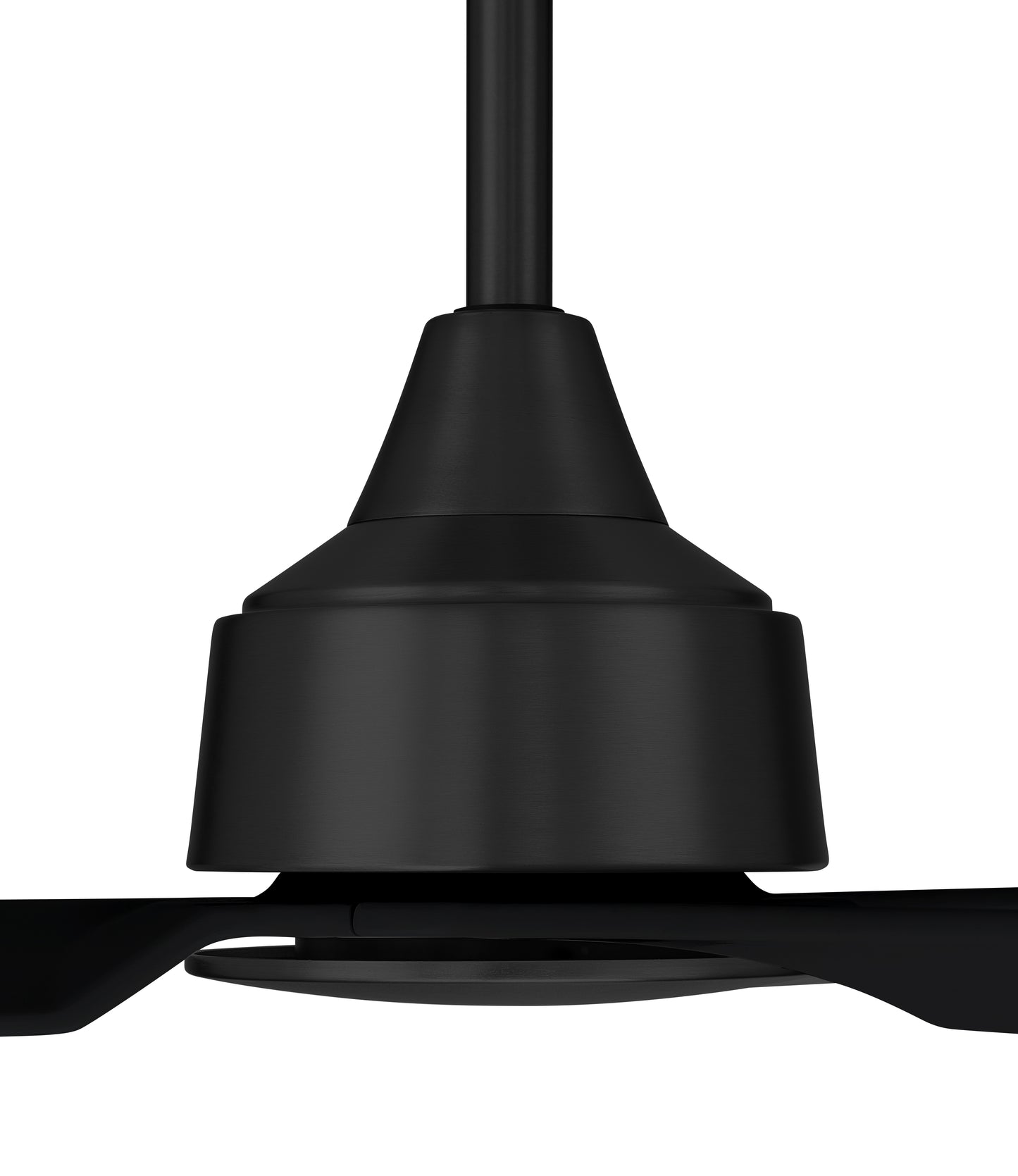 CHM52FB3 - Charming 52" 3-Blade Indoor/Outdoor Damp Rated Ceiling Fan 52" 3 Blade Indoor Outdoor Ceiling Fan with Light Kit - Flat Black