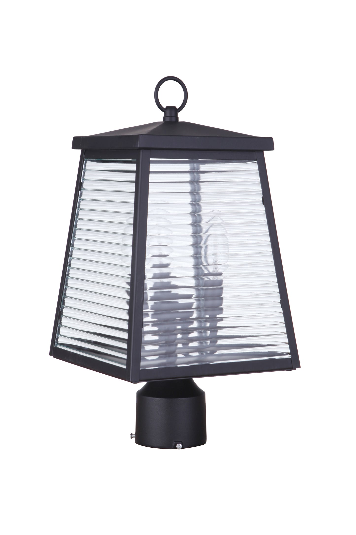 ZA4115-MN - Armstrong 3 Light 16" High Post Mount - Midnight
