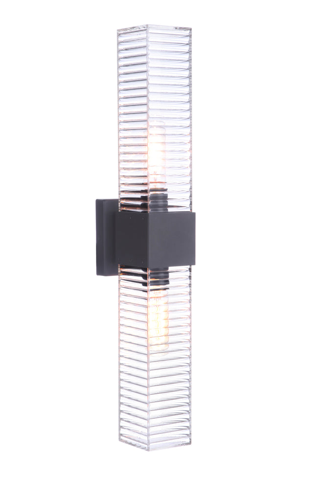 ZA4510-MN - Ridge 2 Light 24" High Outdoor Wall Lantern - Midnight