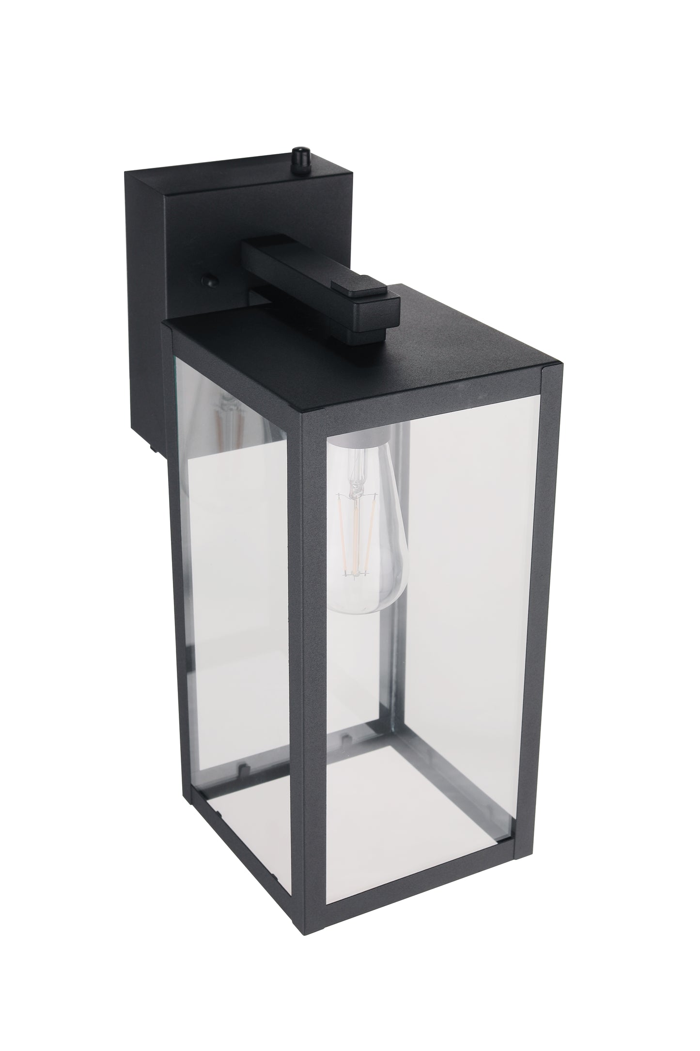 ZA7114-TB-PCO - Harris 1 Light 16" High Outdoor Wall Lantern - Textured Black